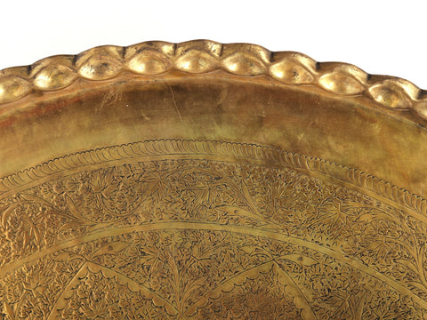 46" Large Brass Parat | Wall Hanging