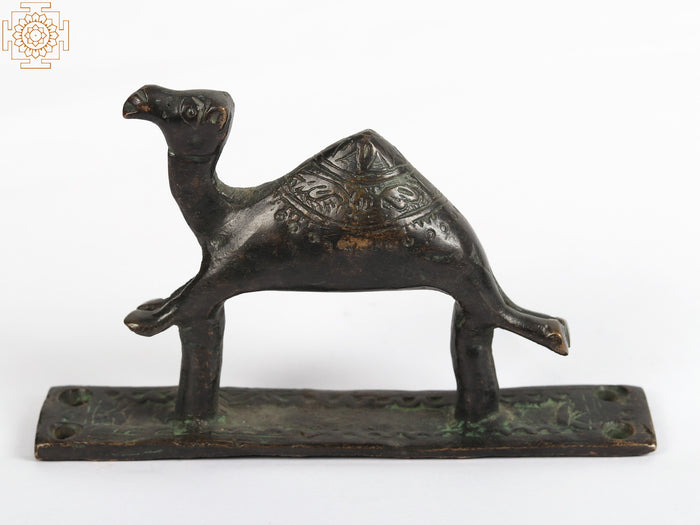 5" Brass Camel Door Handle for Home Decor