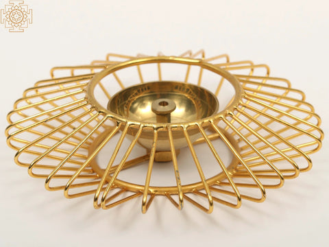 Designer Ritual Lamp (Diya) in Brass
