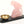 6" Rose Quartz Gemstone Parrot on Marble Base with Brass Bowl