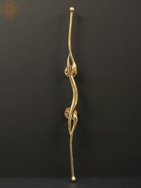 23" Stylish Brass Door Handle