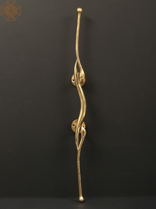 23" Brass Door Handle Stylish Home Decor