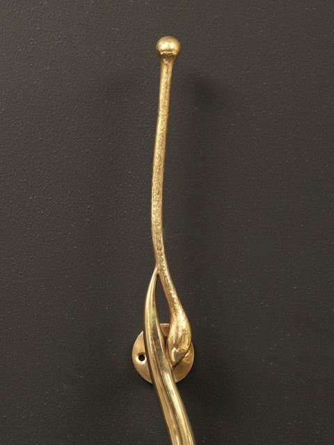 23" Stylish Brass Door Handle