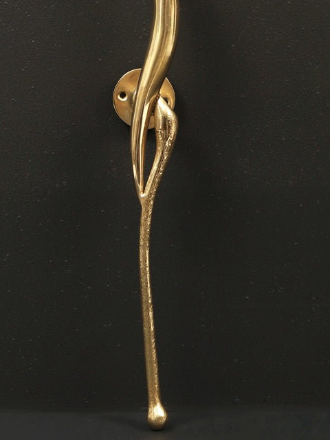 23" Stylish Brass Door Handle