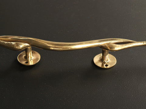23" Stylish Brass Door Handle