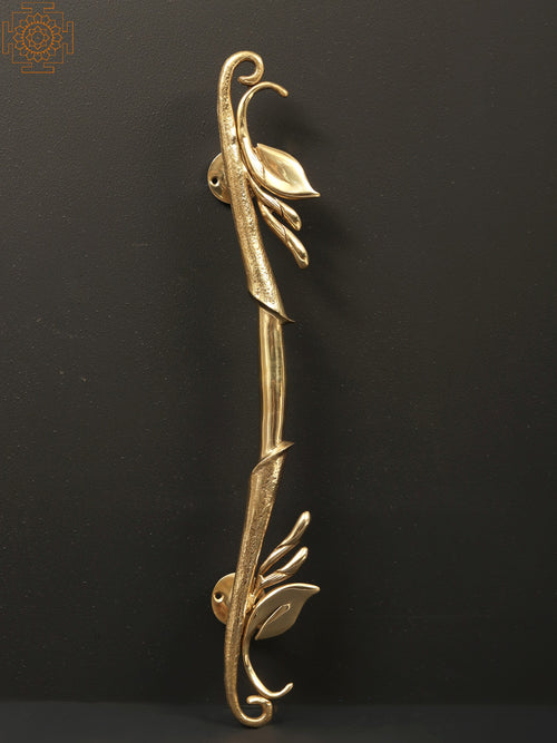21" Brass Designer Door Handle for Home Altar Decor