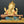 11" Brass Lord Ganesha Statue Playing Veena