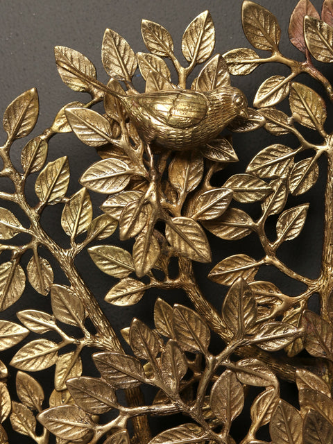 28" Brass Bodhi Tree - Wall Hanging