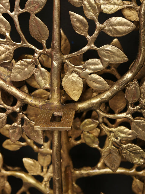28" Brass Bodhi Tree - Wall Hanging
