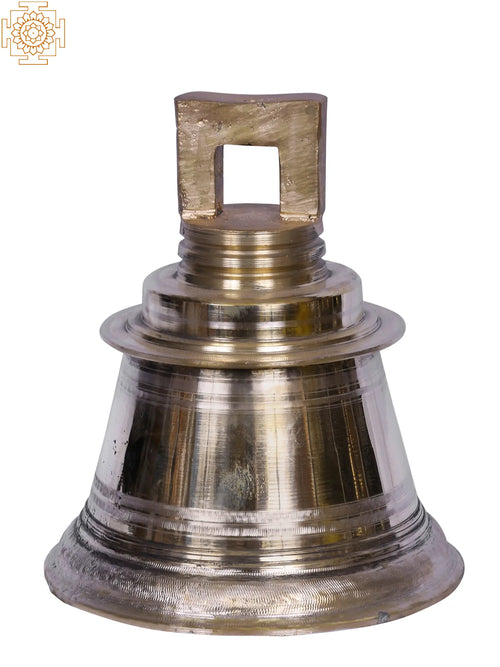 9" Brass Temple Hanging Bell for Pooja