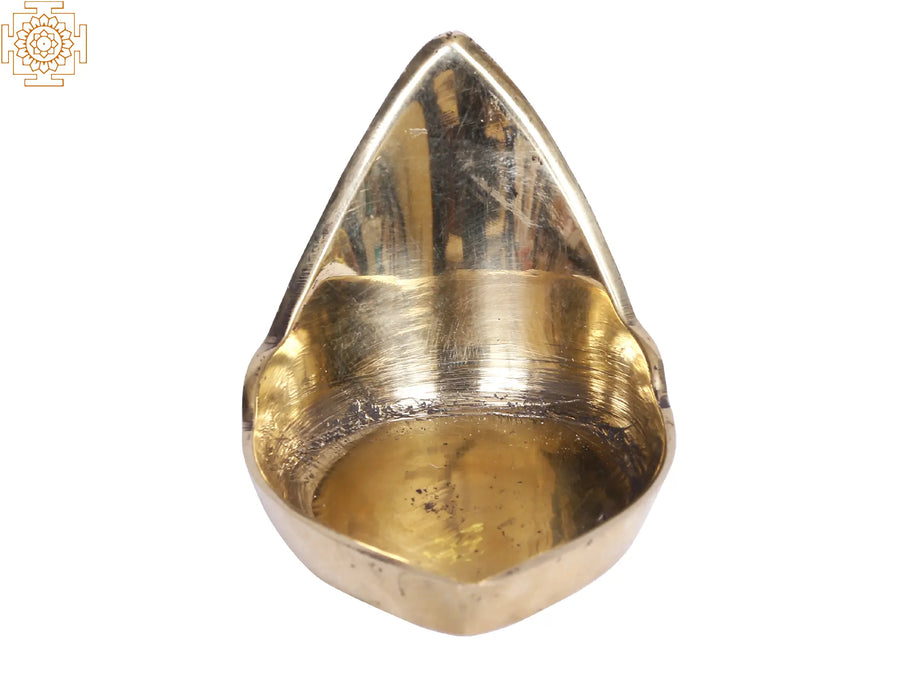 2" Brass Pooja Diya for Home Worship