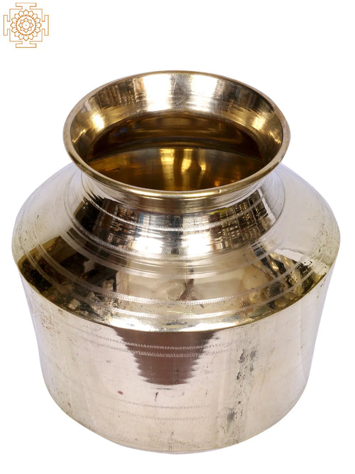6" Brass Pooja Kalash Idol for Home Worship