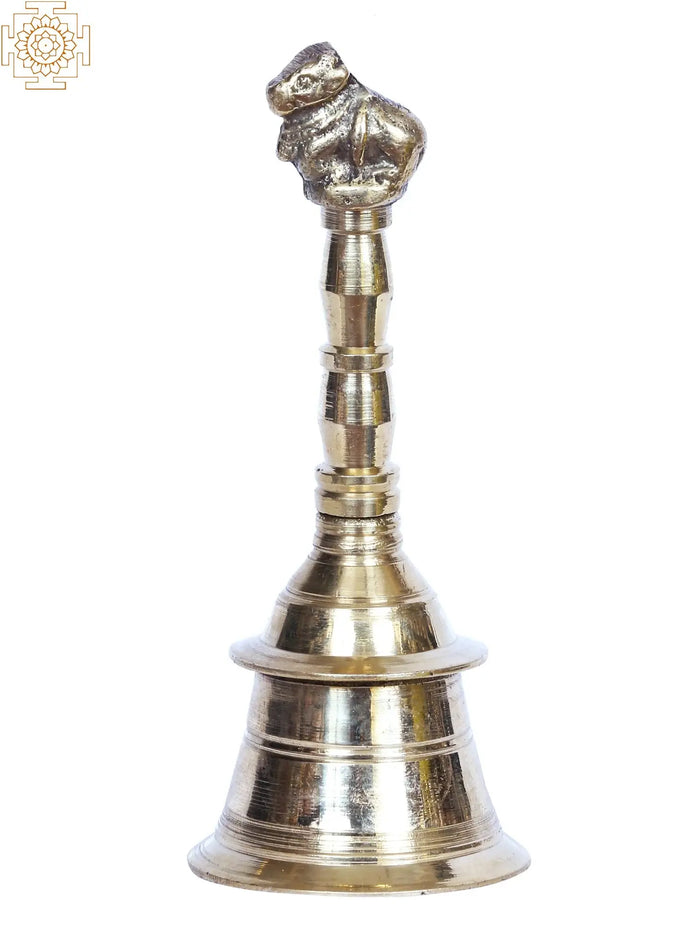 Brass Nandi Handheld Bell