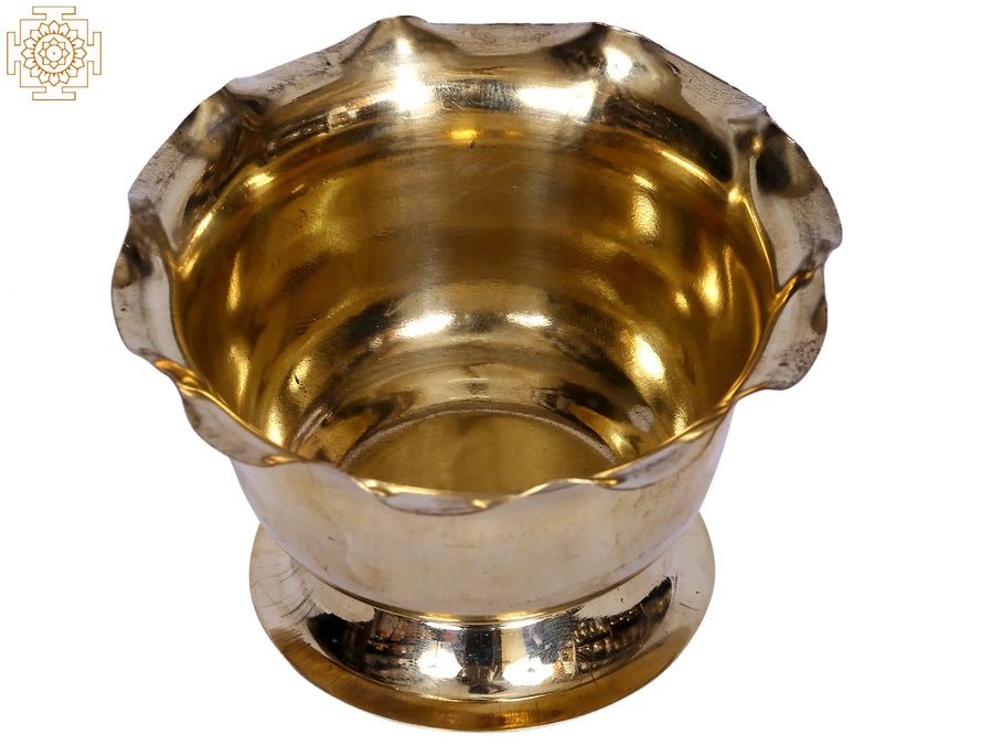 Brass Chandan Pela Handmade Puja Ritual Idol