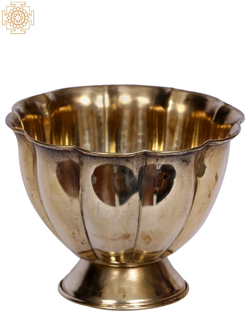 3" Brass Chandan Pela Handmade Idol