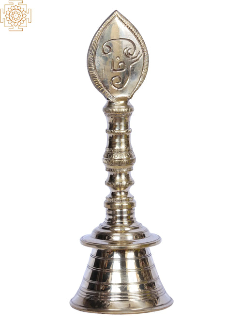 10" Brass Puja Bell for Home Pooja