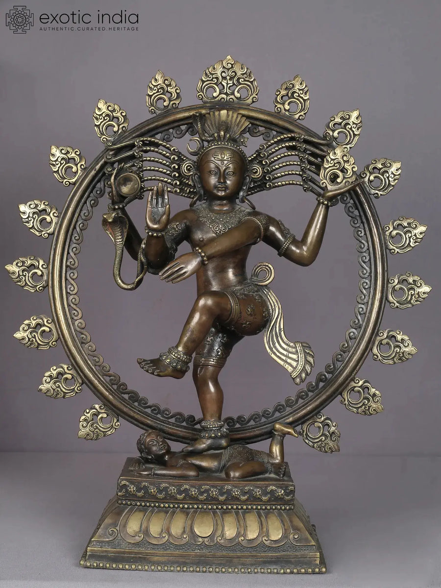 21" Nataraja Handmade Brass Idol Lord Shiva Statue