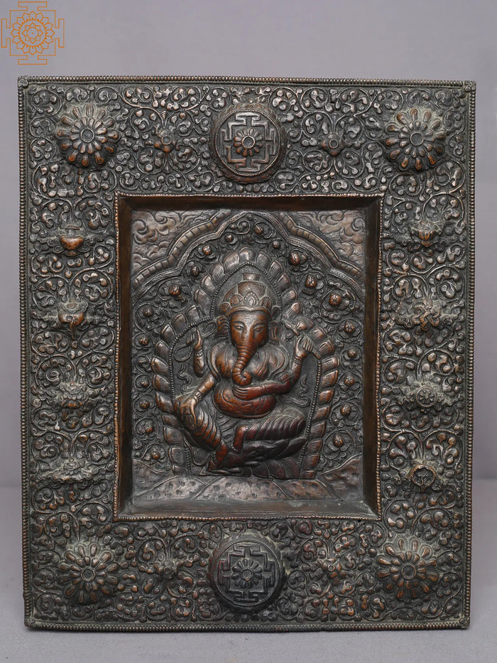 14" Ganesha Wall Hanging From Nepal