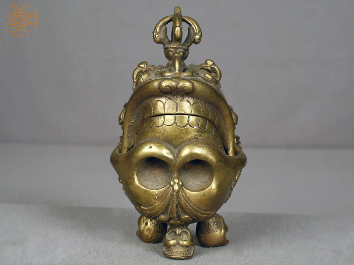 5" Brass Incense Burner (Kapala) from Nepal