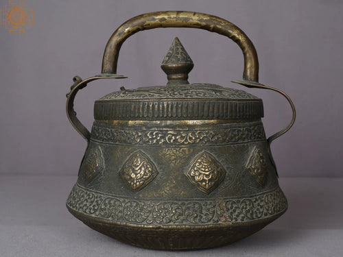 11" Brass Kalash Pooja Vessel from Nepal