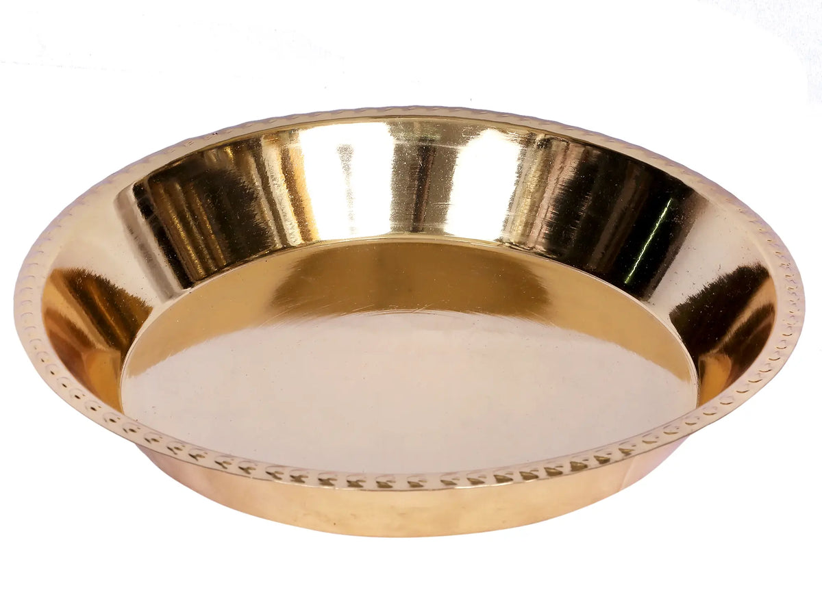13" Brass Puja Parat