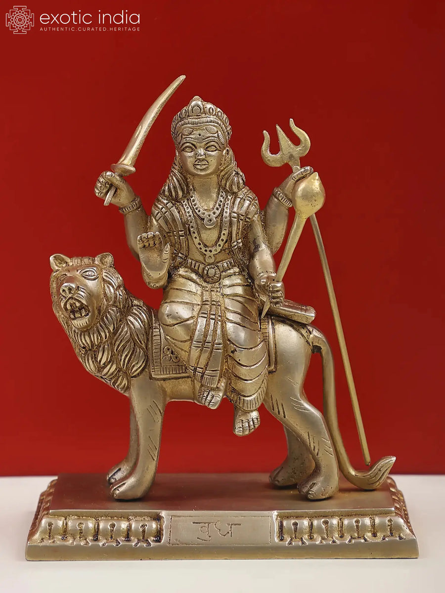 7" Budh Mercury Brass Statue for Pooja