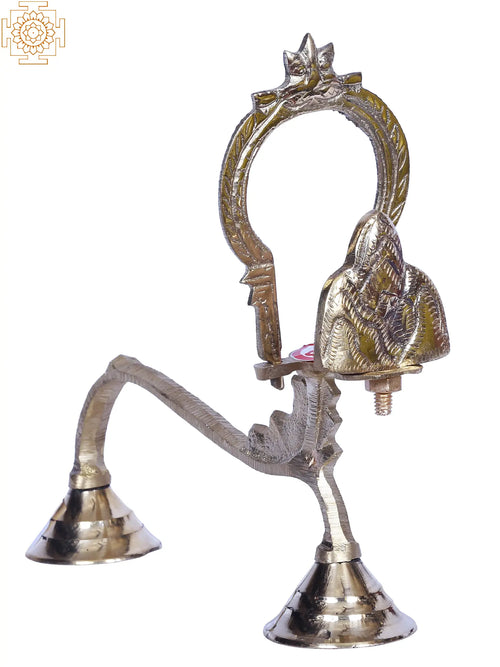 8" Brass Shodash Upachara Mahameru Pooja Idol