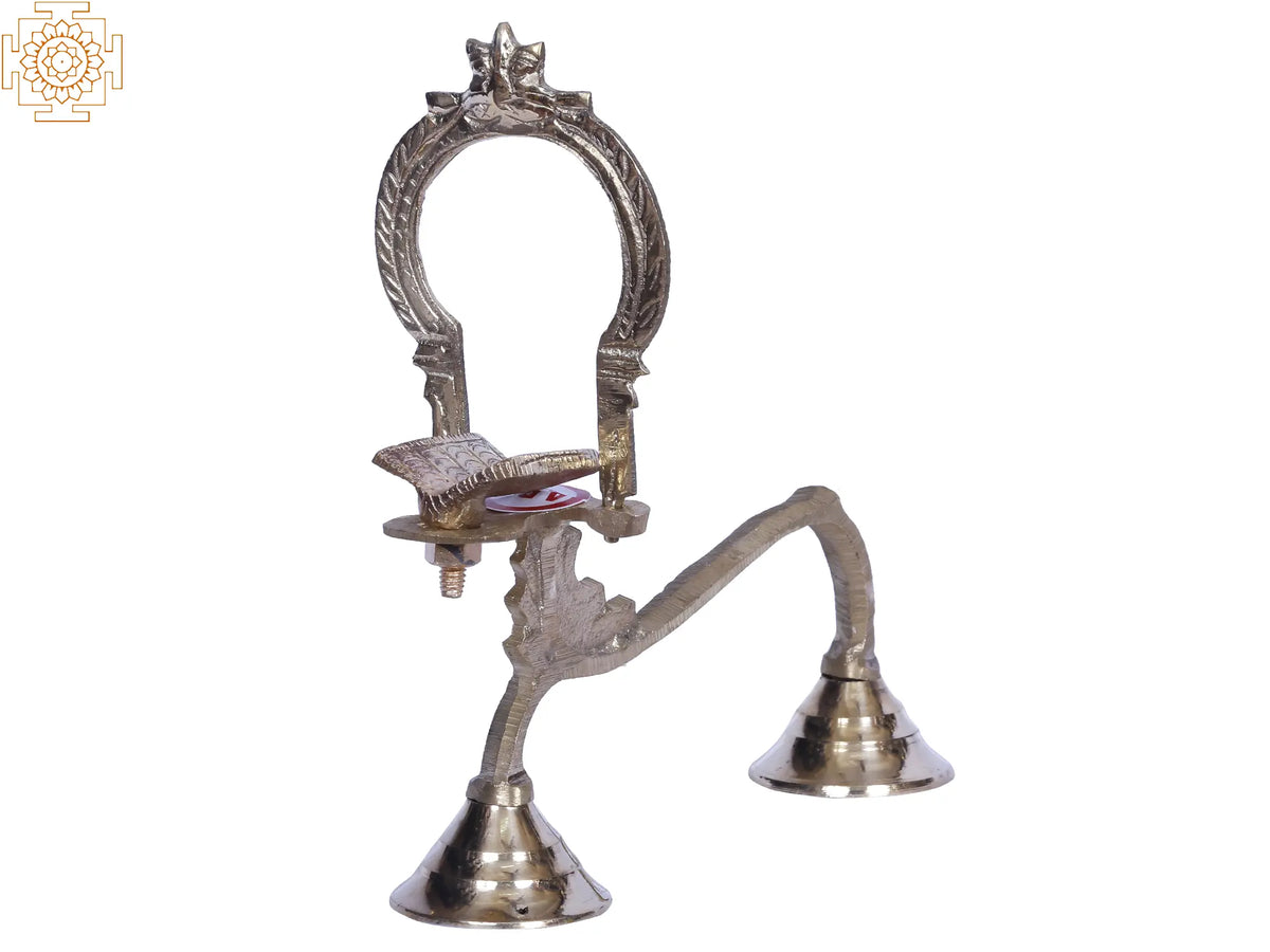 8" Brass Shodash Upachara - Vedam