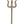 9" Brass Lord Shiva Trishul (Soolam)