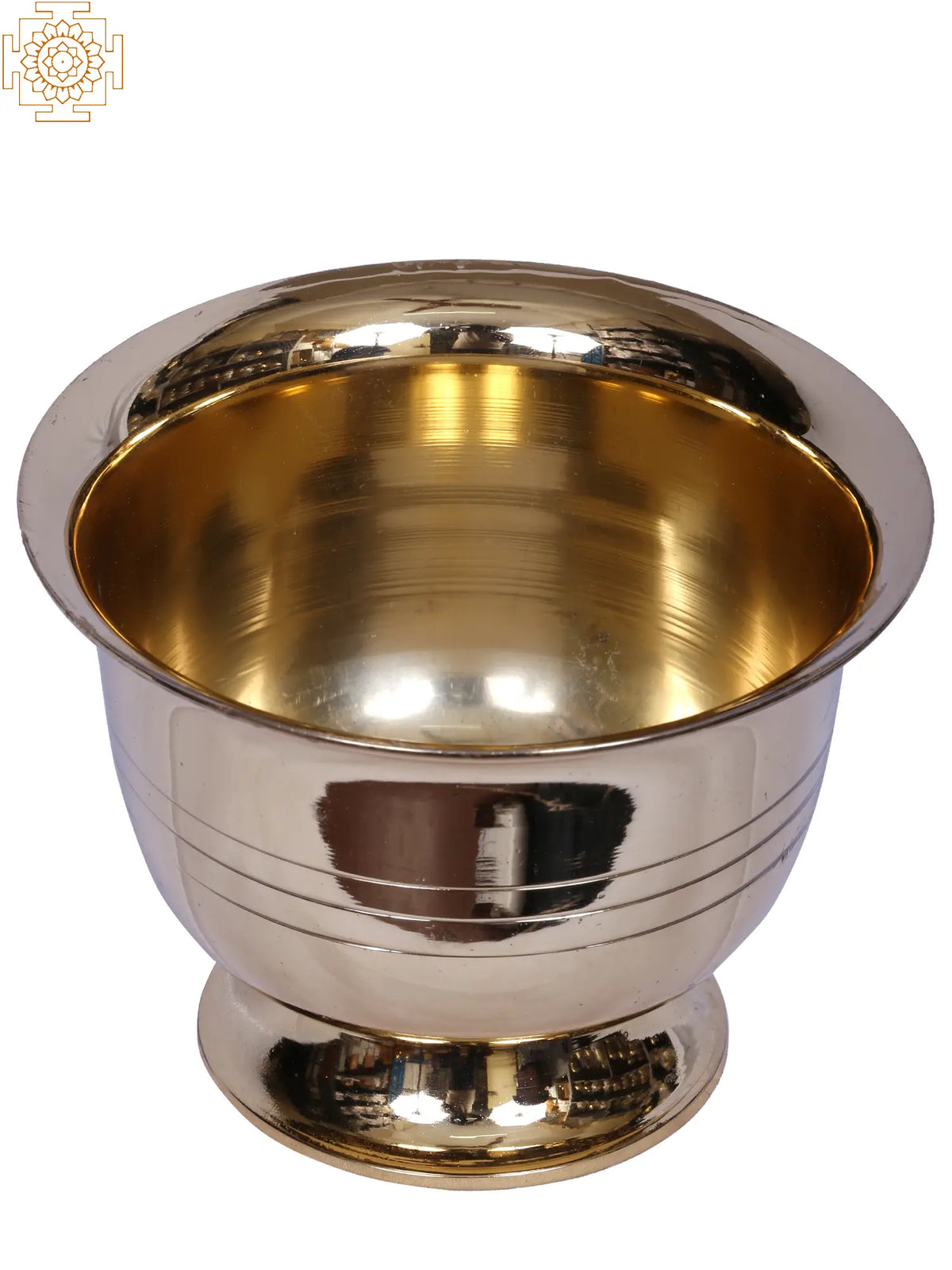 5" Small Brass Chandan Pela