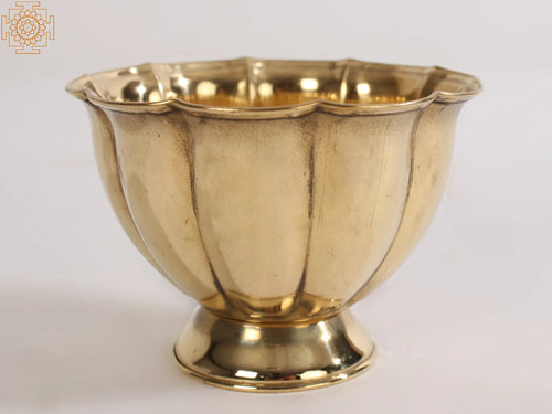 3" Small Brass Chandan Pela Bowl for Pooja