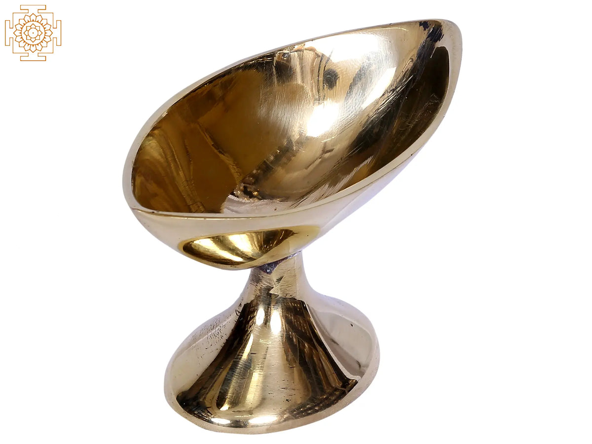 3" Small Brass Vibuthi Madal