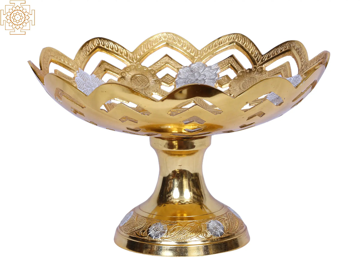 10" Brass Fruit Bowl