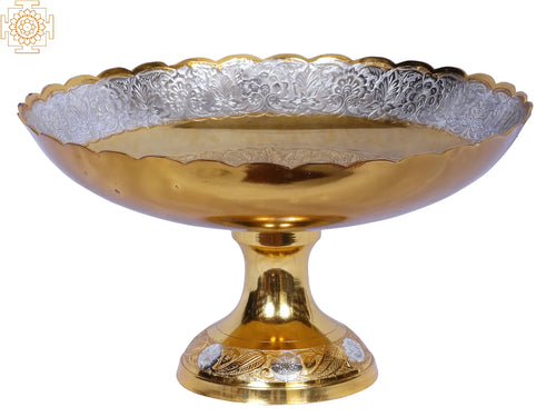11" Handmade Brass Decorative Bowl