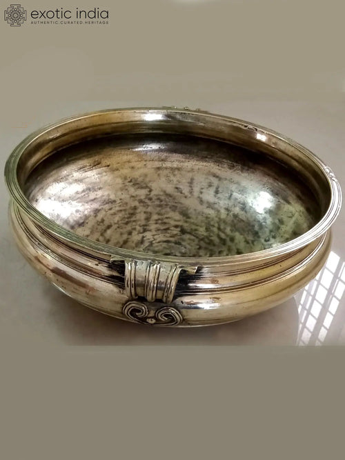19" Brass Urli Bowl for Home Decor