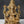 9" Brass Four Armed Sitting Lord Ganesha