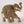 5" Brass Elephant with Lord Ganesha Design