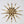 Wall Hanging Sun in Brass