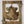 7" Brass Leaf Ganesha Wall Hanging