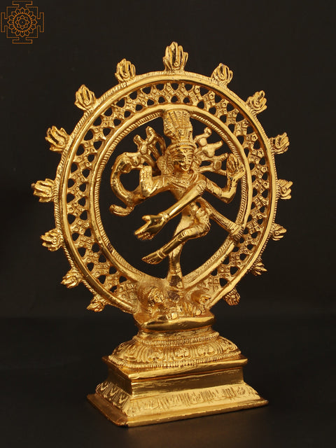 Brass Nataraja Statue - The Divine Dance of Shiva
