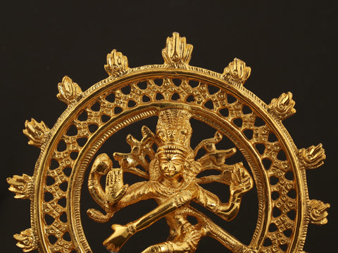Brass Nataraja Statue - The Divine Dance of Shiva