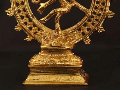 Brass Nataraja Statue - The Divine Dance of Shiva