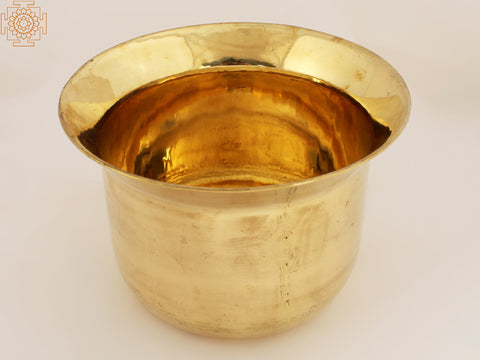 Ritual Brass Prasadam Container