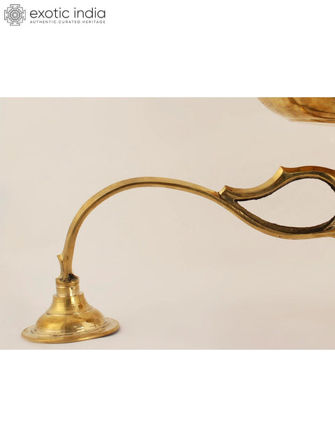 15" Brass Handheld Incense Burner