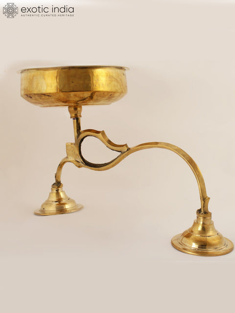 15" Brass Handheld Incense Burner