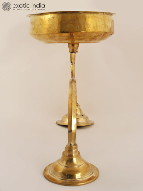 15" Brass Handheld Incense Burner