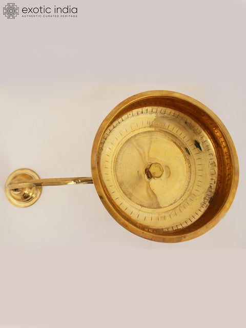 15" Brass Handheld Incense Burner