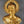 16" Brass Buddha Bust Wall Hanging