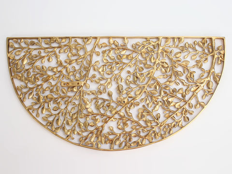Brass | Floral Decor Panel