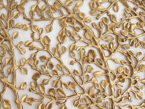 Brass | Floral Decor Panel